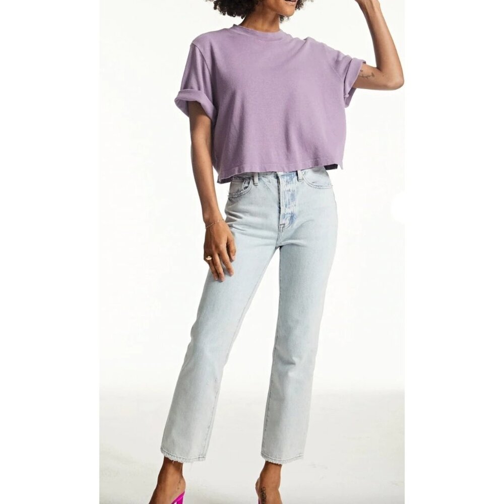 NWT Pistola Charlie High Rise Straight light wash jeans Size 26